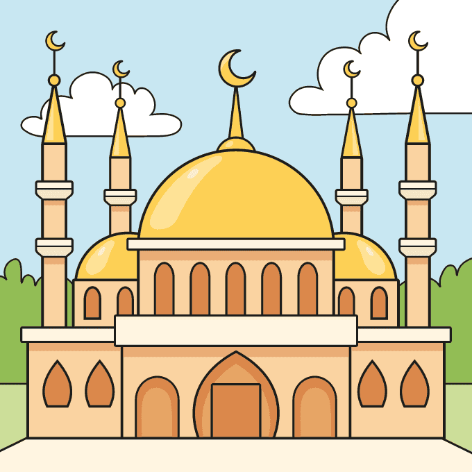 Illustration of a mosque